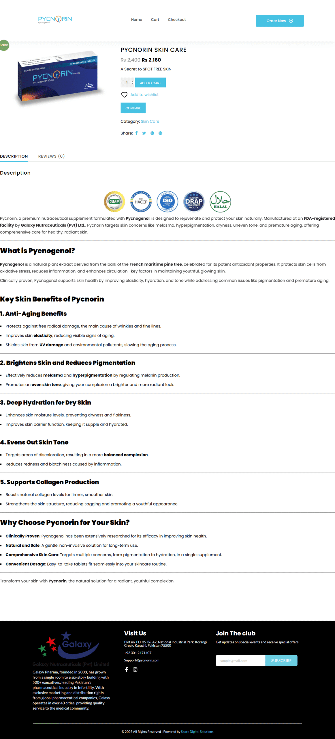 Responsive pharma website on laptop and mobile