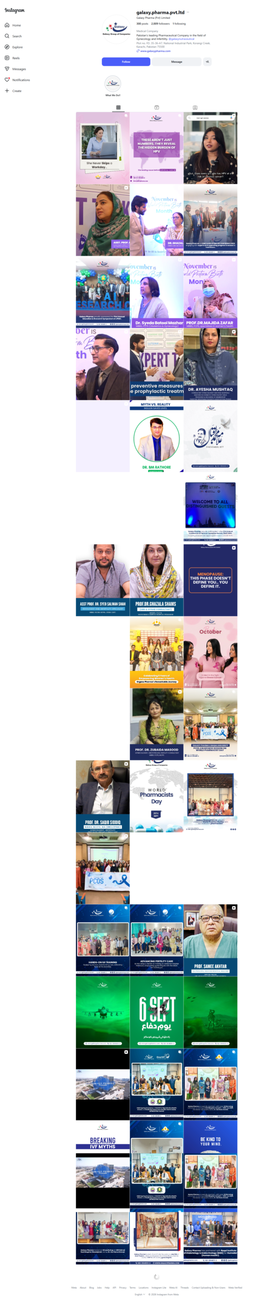 Responsive pharma website on laptop and mobile